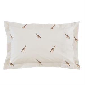 Sophie Allport Giraffe Pair of Oxford Pillowcases